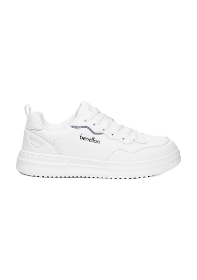 United Colors Of Benetton Benetton Bnı-11200 Erkek Klasik Sneaker Beyaz Beyaz
