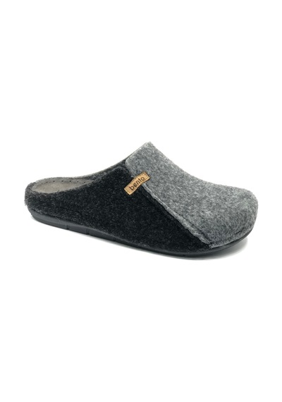 Bento K-63-007 Ev Terliği Ortapedik Erkek Terlik Gri