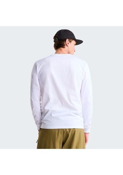 The North Face M Evolutıon Sımple Dome Regular Long Sle Erkek Tişört Nf0a8eu3fn41 Beyaz