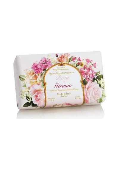 Saponificio Artigianale Fiorentino Sabun 250 Gr - Rose And Geranium
