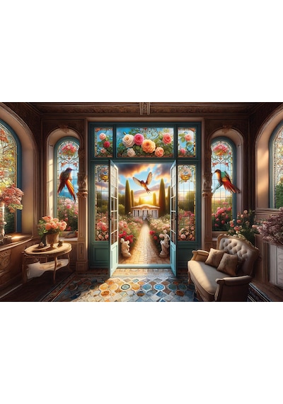Art Puzzle Bahara Açılan Kapı 500 Parça Puzzle