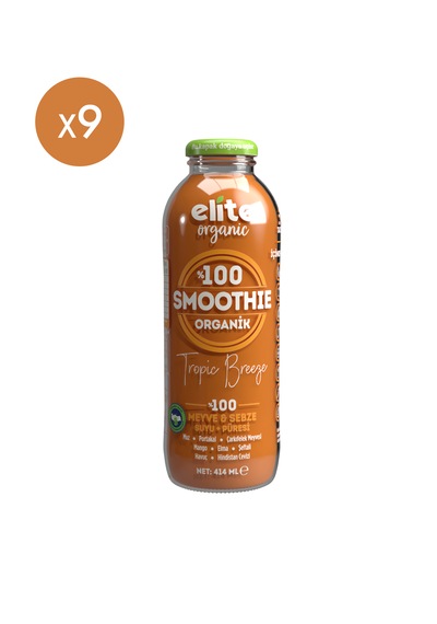 9'lu Organik Smoothie Tropıc Breeze 414 Ml