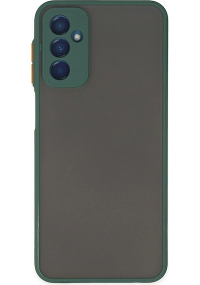 Cosmotex Newface Samsung Galaxy M13 Kılıf Montreal Silikon Kapak - Yeşil