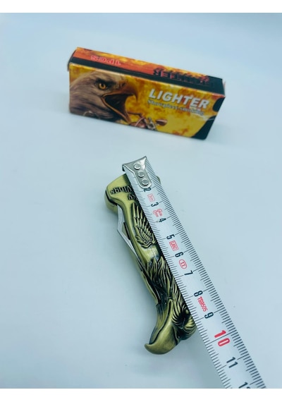 Kartal Kabartmalı Çakı Çakmak //lucky Wings-15cm