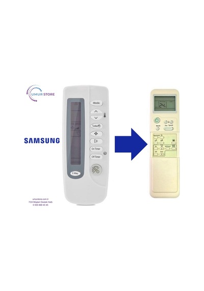 Samsung Vestel Uyumlu Klima Kumandası