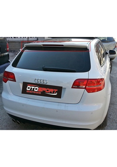 Audi A3 8p Sportback Spoyler Fiberglass Boyasız