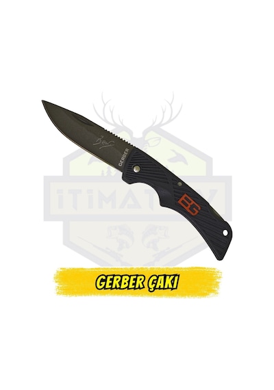 Gerber Katlanır Kamp Çakı Polimer Sap - Açık Uzunluk 14 Cm Kapalı 8 C Çok Renkli