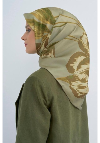 Armine İpek Eşarp 2026 Yaz - 9506-08 Açık Yeşil Sura