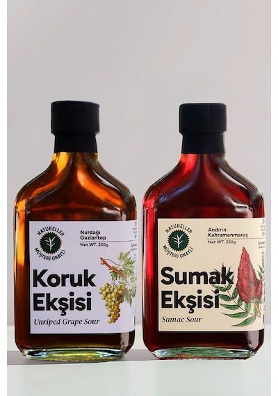 Natureller Sumak Ekşisi + Koruk Ekşisi 2 x 280 G