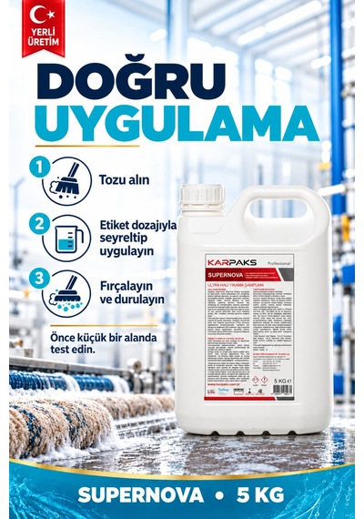 Supernova Halı Yıkama Şampuanı 5 Kg Tekli