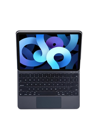 İpad Uyumlu Pro 11 2022 Kılıf X7 Magic Manyetik Klavyeli Tablet Kılıfı - Siyah