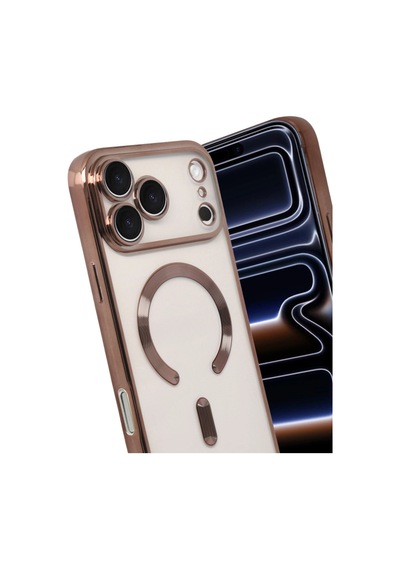 Apple, Uyumlu iPhone 17 Pro Max Kross Magneticsafe Kapak Çöl Titanyum