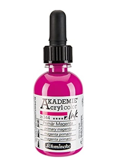 Akademie Akrilik Mürekkep 50 Ml 344 Primary Magenta Diğer