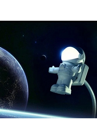 Usb Astronot Lamba Çok Renkli