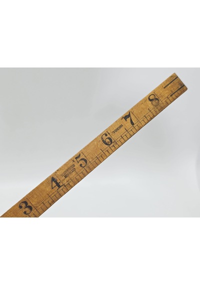 Boxwood Antika Katlanabilir Ahşap Metre 35 İnç 002 0.004 M - 0.012 M