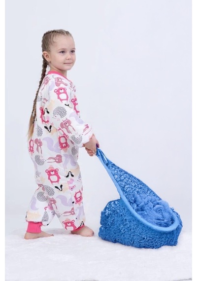 Miniğimin Cicileri Sincap Ve Kirpi Kız Çocuk Elyaf Dolgulu 2.5 Tog Desenli Uyku Tulumu- Pembe Pembe-46339 Miniğimin Cicileri Sincap Ve Kirpi Kız Çocuk Elyaf Dolgulu 2.5 Tog Desenli Uyku Tulumu- Pembe Pembe-46339