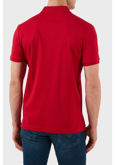Tommy Hilfiger Erkek Polo Yaka T Shirt Mw0mw39994 Xld Kırmızı Kırmızı