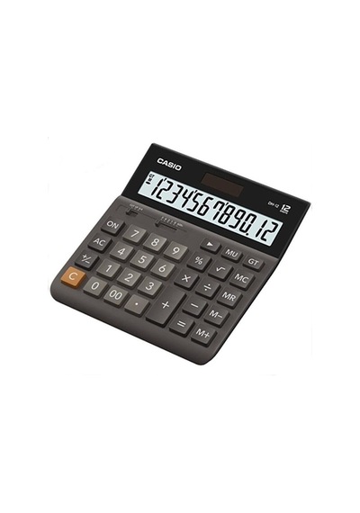 Casio Hesap Makinası Masa Üstü 12 Haneli Hesap Makinesi Siyah