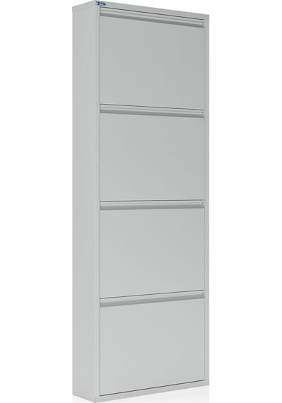 Ceha 4'lü Metal Ayakkabılık - Gri K.AYK-4 /AB7035