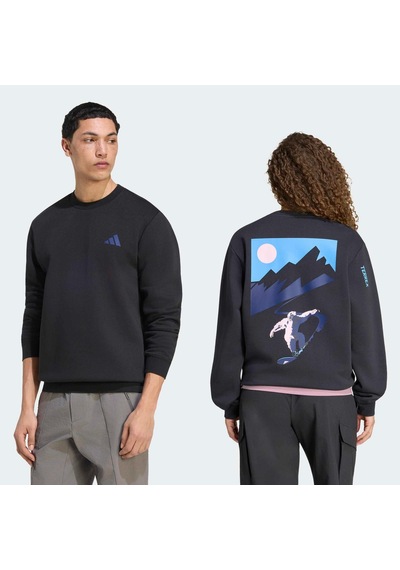 Adidas Terrex Snow Sport Siyah Sweatshirt Ks2510