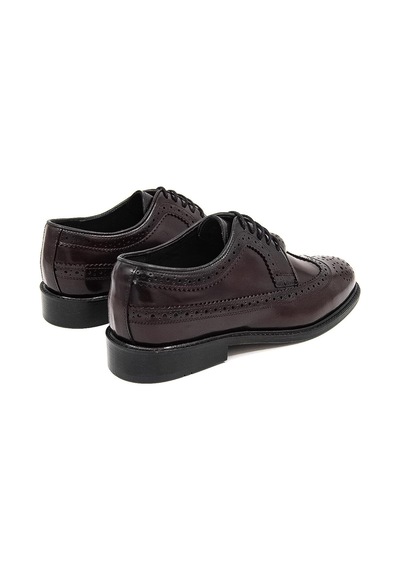 Danacı Kösele 906 Erkek Klasik Ayakkabı - Bordo Bordo