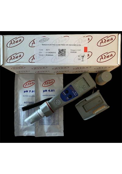 Adwa Ad11 Su Geçirmez Ph Metre Hassas Ölçüm Aralığı -2.00ph İle 16.00ph Kullanım Tipi