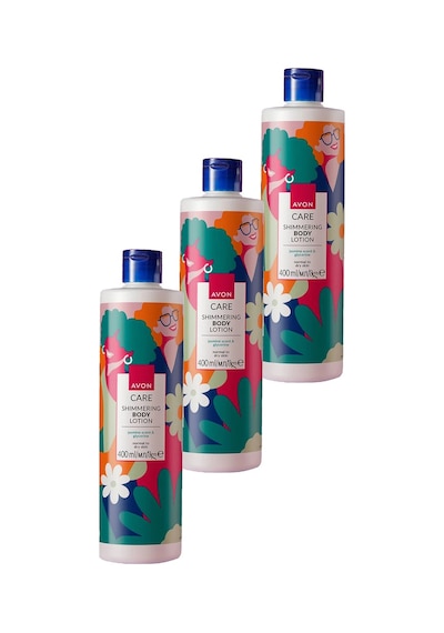 Avon Care Shimmering Gliserin İçeren Yasemin Kokulu Vücut Losyonu 3 x 400 ML