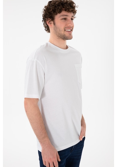 U.S. Polo Assn. Erkek Comfort Fit Bisiklet Yaka Beyaz Tişört 50305990-VR013 U.S. Polo Assn. Erkek Comfort Fit Bisiklet Yaka Beyaz Tişört 50305990-VR013
