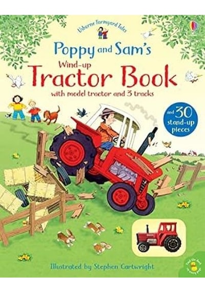 Poppy and Sam's Wind-Up Tractor Book - Heather Amery - Usborne