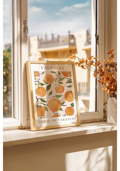 Doğal Ahşap Çerçeveli Modern Mutfak Posteri 39