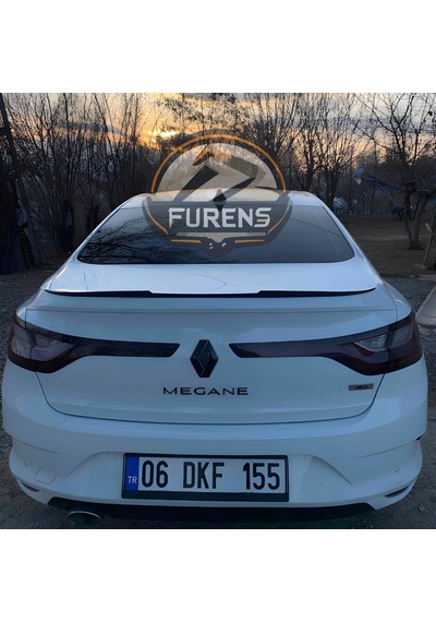Renault Megane 4 Piano Black Yarasa Tip Bagaj Çıtası Spoıler 2016 - 2021 Furens