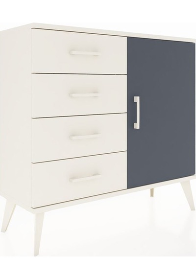 Arges Şifonyer Tek Raflı 4 Çekmeceli Tek Kapaklı 88x30x80 Aytaşı-antrasit/aytaşı Antrasit/aytaşı Arges Şifonyer Tek Raflı 4 Çekmeceli Tek Kapaklı 88x30x80 Aytaşı-antrasit/aytaşı Antrasit/aytaşı