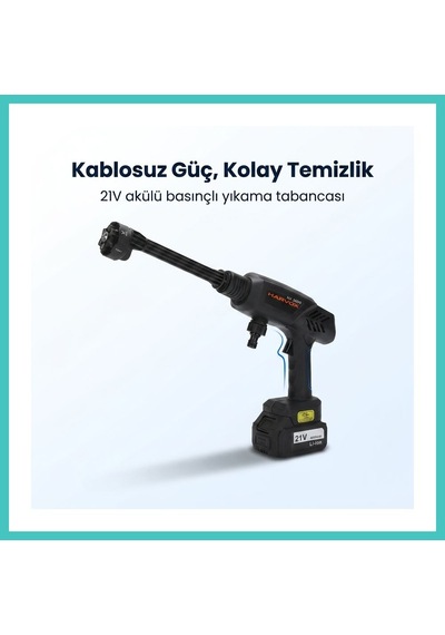 Ny Joy Kablosuz Basınçlı Yıkama Tabancası Taşınabilir Oto Yıkama Nyjoybz Standart