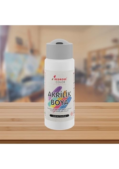 Beyaz Akrilik Boya 60 Ml 0,15 L