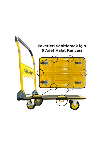 Pc537 150 Kilogram Profesyonel Paket Taşıma Arabası