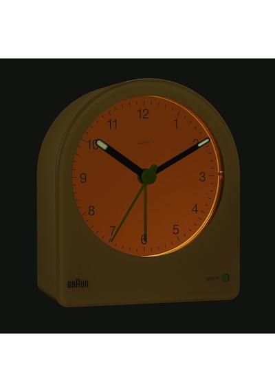 Braun Bc22y Sarı Klasik Analog Alarmlı Masa Saati