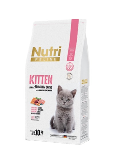 Nutri Feline Somon Etli Yavru Kedi Maması 10 KG