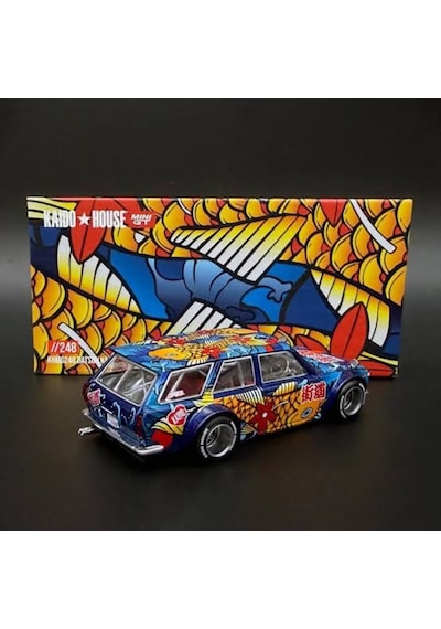 Kaido House Mini Gt Datsun Kaido 510 Wagon Koi Wagon V1- Blue 1/64 248 2026