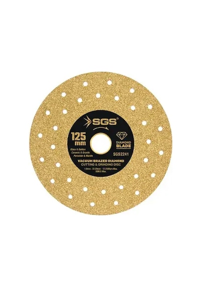 Sgs2241 - 125mm Profesyonel Dekton Porselen Hassas Elmas Kesici Gold
