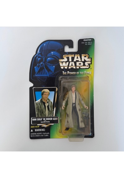 Han Solo İn Endor Gear With Blaster Pistol Figure Star Wars The