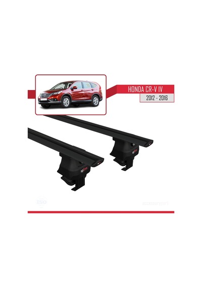 Honda Cr-v Iv 2012-2016 Arası İle Uyumlu Ace-4 Ara Atkı Tavan Barı Siyah