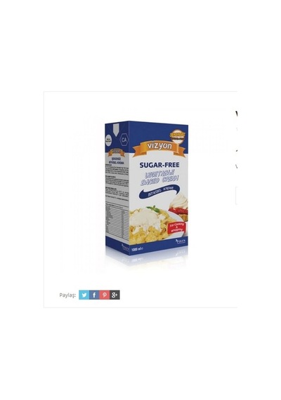 Vizyon Sıvı Krem Şanti 1000 gr Şekersiz