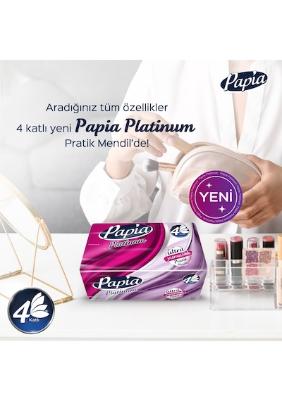 Platinum Pratik Mendil 125'li 18 Paket X 125 Yaprak