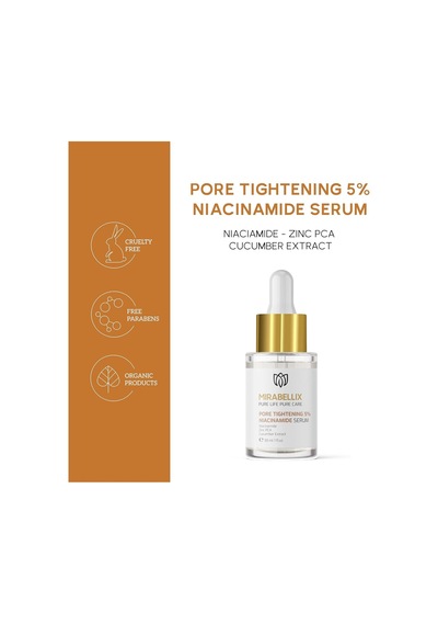 Gözenek Sıkılaştırıcı%5 Niacinamide Serum, 30 Ml