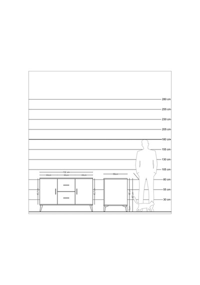 Kronos Konsol 2 Raflı 2 Çekmeceli 2 Kapaklı 132x59x83 Çam-çam/antrasit Çam/antrasit Kronos Konsol 2 Raflı 2 Çekmeceli 2 Kapaklı 132x59x83 Çam-çam/antrasit Çam/antrasit