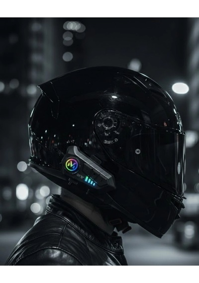 Mey İthalat Bluetooth 5.3 Kask İçi Intercom Kulaklık 1000 M Mesafe 1000 Mah