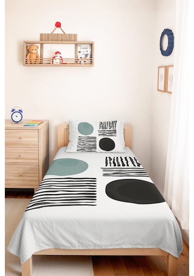 Geometrik Modern Mint Genç Odası Tek Kişilik Pike Takımı-siyah Beyaz 160x220cm Kapitone Yatak Örtüsü Kremamsı Toprak Demi Geometrik Modern Mint Genç Odası Tek Kişilik Pike Takımı-siyah Beyaz 160x220cm Kapitone Yatak Örtüsü Kremamsı Toprak Demi