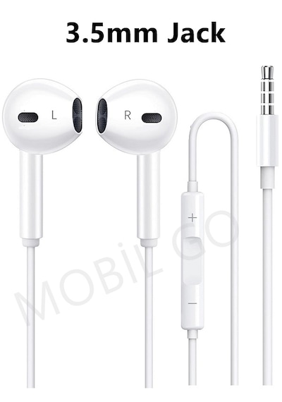 Xiaomi Redmi Note 8 - 8 Pro - 9 - 9t - 9c - 9 Pro - 10 - 10s - 10 Pro Uyumlu Süperbass Kulaklık 3.5 Mm Jack 3.5Mm Kulaklık