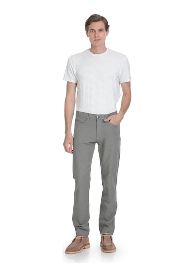 Hatemoğlu Haki Regular Fit Pamuklu 5 Cep Kanvas Pantolon 35340 Haki