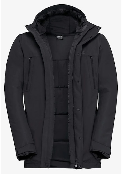 Jack Wolfskin Glacıer Shıeld Jacket Mont Siyah Siyah